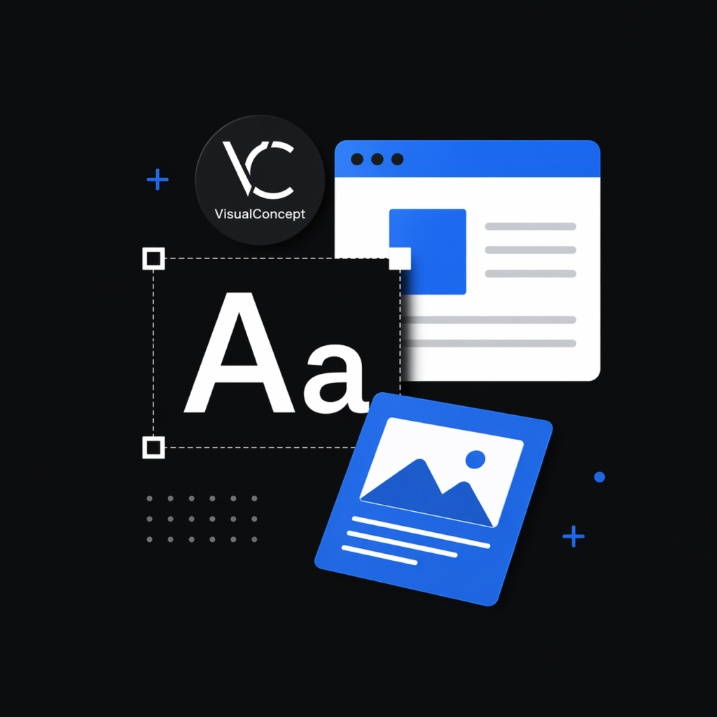 About us Best Fonts and Templates Library for Designers – Visual Concept 2025About us
