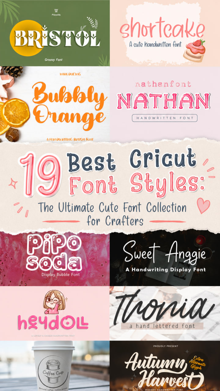 19 Best Cricut Font Styles: The Ultimate Cute Font Collection for Crafters