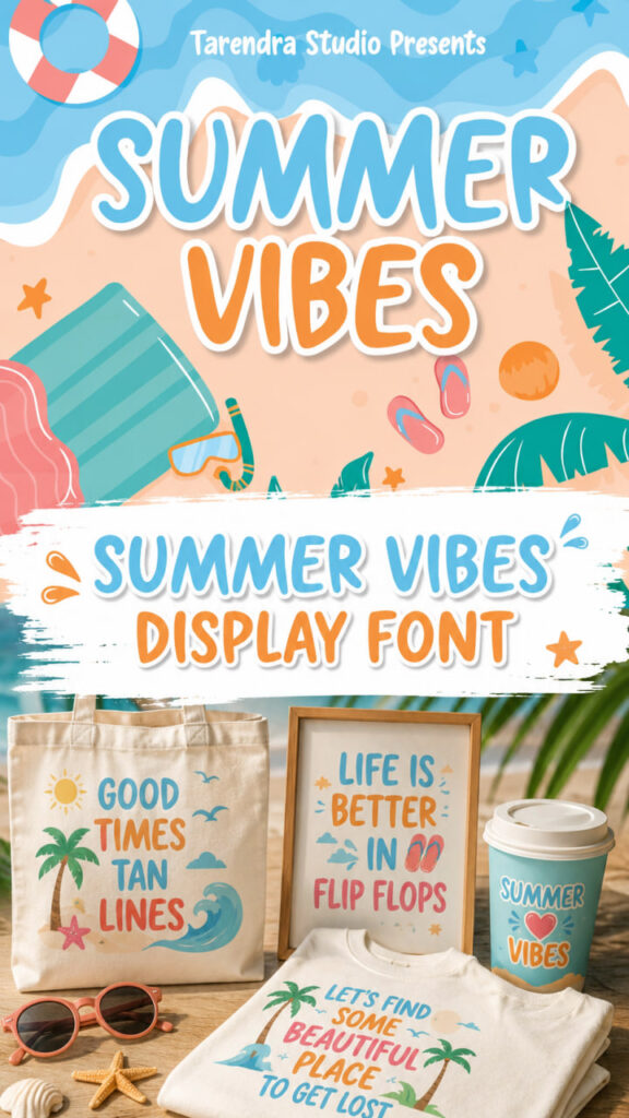 Sunkissed Style: 11 Gorgeous Summer Display Fonts
