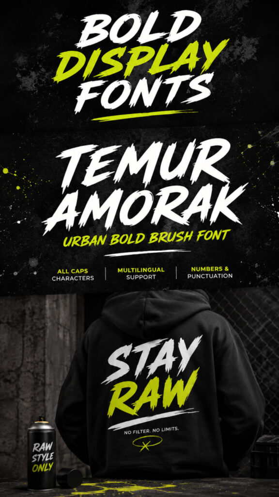 16 Unique Bold Display Fonts You Need in Your Toolkit