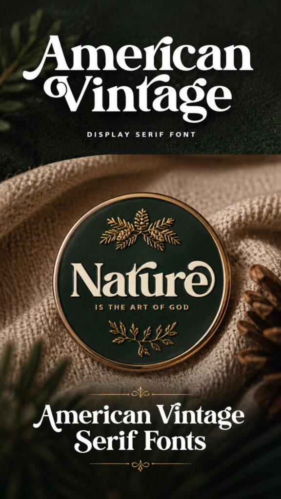Top 11 Vintage Serif Fonts for Branding, Logos, and Editorial Layouts