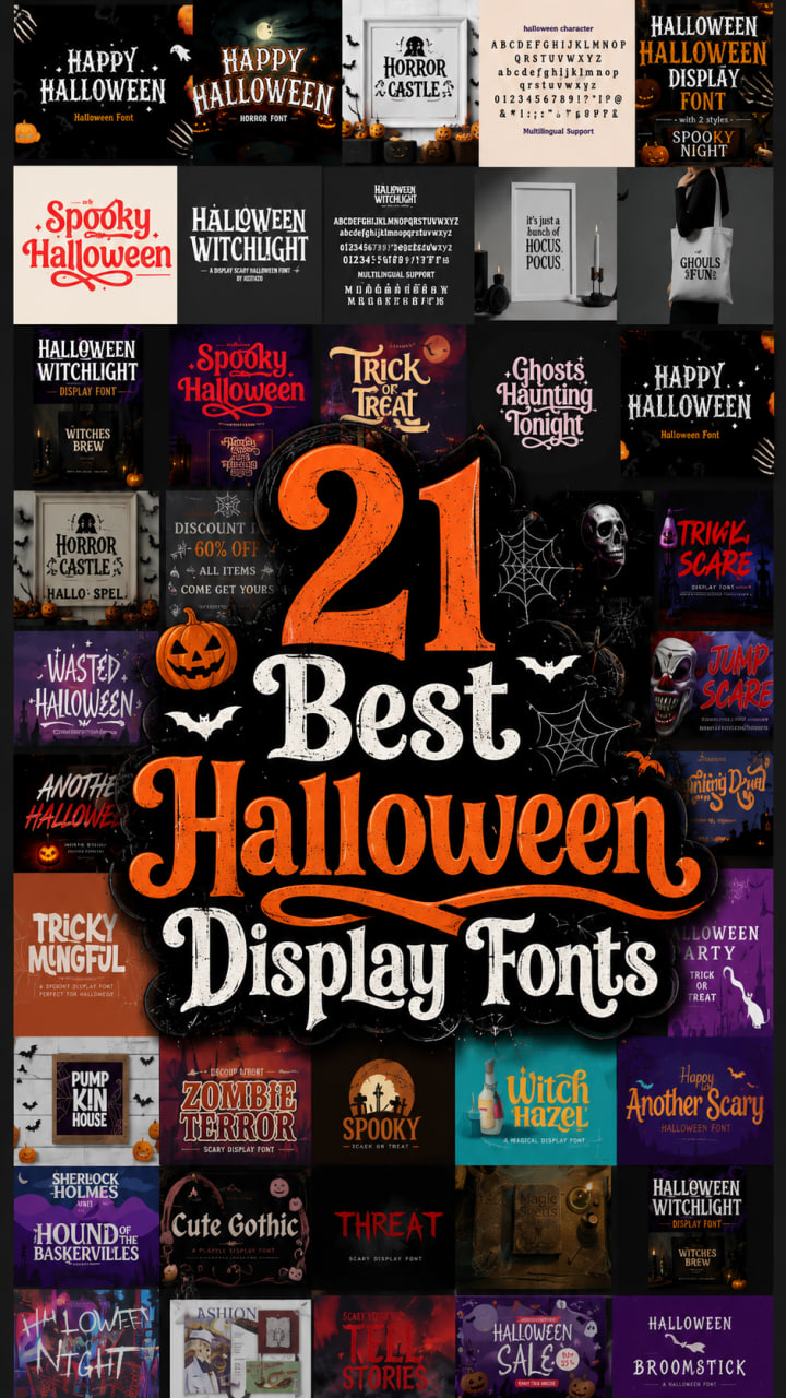 21 Best Halloween Display Fonts to Bring Your Designs to Life