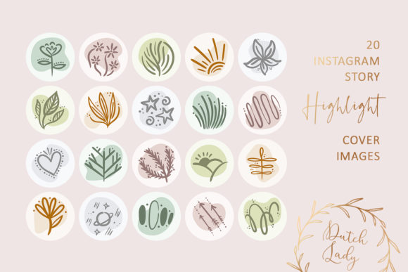 25 Instagram Highlight Covers Flowers and Instagram Highlight Icons for a Blooming Profile